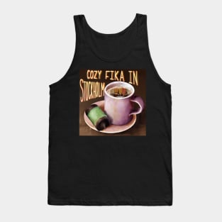 Fika in Stockholm Tank Top